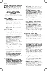Preview for 4 page of DeWalt DWE46253 Instruction Manual