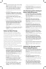 Предварительный просмотр 6 страницы DeWalt DWE46253 Instruction Manual