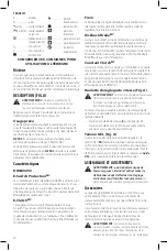 Preview for 22 page of DeWalt DWE46253 Instruction Manual