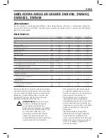 Предварительный просмотр 47 страницы DeWalt DWE490 Original Instructions Manual