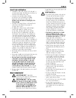 Предварительный просмотр 71 страницы DeWalt DWE490 Original Instructions Manual