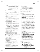 Предварительный просмотр 113 страницы DeWalt DWE490 Original Instructions Manual