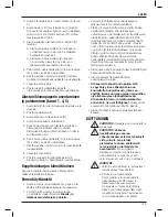 Предварительный просмотр 141 страницы DeWalt DWE490 Original Instructions Manual