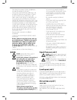 Предварительный просмотр 167 страницы DeWalt DWE490 Original Instructions Manual