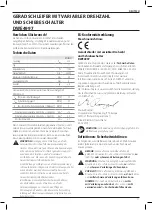 Preview for 13 page of DeWalt DWE4997 Instructions Manual