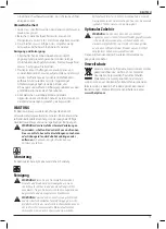 Preview for 21 page of DeWalt DWE4997 Instructions Manual