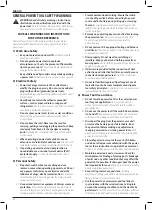 Preview for 24 page of DeWalt DWE4997 Instructions Manual