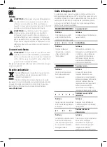 Preview for 58 page of DeWalt DWE4997 Instructions Manual