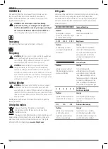 Preview for 102 page of DeWalt DWE4997 Instructions Manual