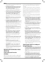 Preview for 6 page of DeWalt DWE4997P Instructions Manual