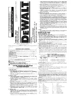 DeWalt DWE5010 Instruction Manual предпросмотр