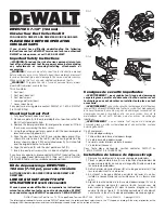 Preview for 1 page of DeWalt DWE575DC Quick Start Manual