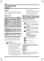 Предварительный просмотр 6 страницы DeWalt dwe6411 Original Instructions Manual