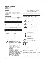 Предварительный просмотр 68 страницы DeWalt dwe6411 Original Instructions Manual