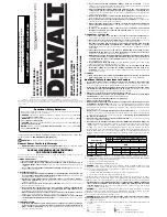 DeWalt DWE6420 Instruction Manual preview