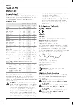 Предварительный просмотр 34 страницы DeWalt DWE7485 Original Instructions Manual