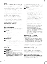 Предварительный просмотр 42 страницы DeWalt DWE7485 Original Instructions Manual