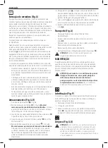 Предварительный просмотр 122 страницы DeWalt DWE7485 Original Instructions Manual