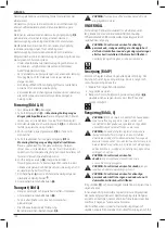 Предварительный просмотр 146 страницы DeWalt DWE7485 Original Instructions Manual