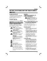 Preview for 47 page of DeWalt DWE74911 Original Instructions Manual