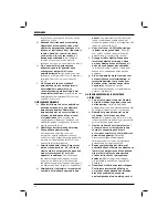 Preview for 48 page of DeWalt DWE74911 Original Instructions Manual