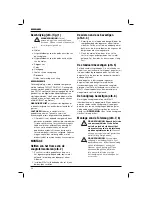 Preview for 50 page of DeWalt DWE74911 Original Instructions Manual