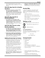 Preview for 9 page of DeWalt DWE8200P Original Instructions Manual