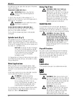 Preview for 14 page of DeWalt DWE8200P Original Instructions Manual