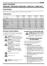 Preview for 5 page of DeWalt DWE8200PL Manual