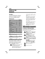 Preview for 138 page of DeWalt DWEN201 Original Instructions Manual