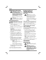 Preview for 42 page of DeWalt DWH052 Original Instructions Manual