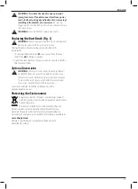 Preview for 17 page of DeWalt DWH201D Original Instructions Manual