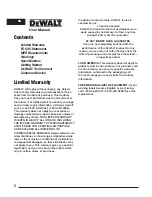 Preview for 3 page of DeWalt DWHT81423 Instruction Manual