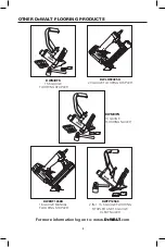 Предварительный просмотр 8 страницы DeWalt DWMFN-201 Instruction Manual