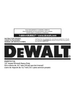 Preview for 1 page of DeWalt DWMT70773L Instruction Manual