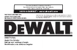 Предварительный просмотр 1 страницы DeWalt DWMT70782 Instruction Manual