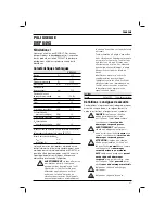 Предварительный просмотр 49 страницы DeWalt DWP849X Original Instructions Manual