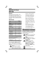 Предварительный просмотр 92 страницы DeWalt DWP849X Original Instructions Manual