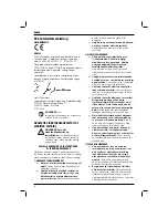 Preview for 8 page of DeWalt DWS520 Original Instructions Manual