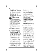 Preview for 10 page of DeWalt DWS520 Original Instructions Manual