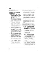 Preview for 40 page of DeWalt DWS520 Original Instructions Manual