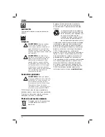 Preview for 46 page of DeWalt DWS520 Original Instructions Manual