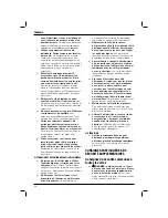 Preview for 50 page of DeWalt DWS520 Original Instructions Manual