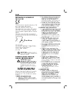 Preview for 60 page of DeWalt DWS520 Original Instructions Manual