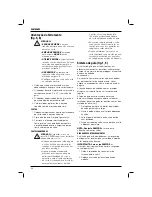 Preview for 98 page of DeWalt DWS520 Original Instructions Manual