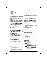 Preview for 116 page of DeWalt DWS520 Original Instructions Manual