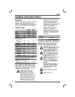 Preview for 121 page of DeWalt DWS520 Original Instructions Manual