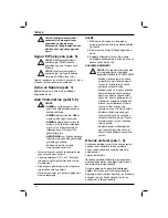 Preview for 128 page of DeWalt DWS520 Original Instructions Manual