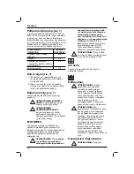 Preview for 142 page of DeWalt DWS520 Original Instructions Manual