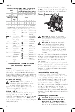 Preview for 20 page of DeWalt DWS535B Instruction Manual